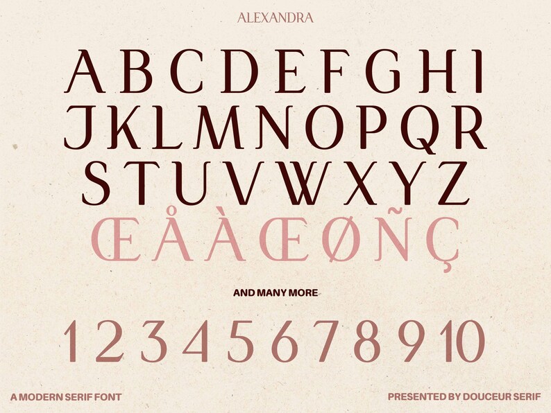 Alexandra Font - Fonts, Serif, Classy, Procreate, Magazine, Stylish ...