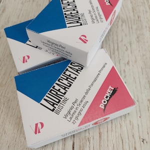 bomboniere laurea tipo  farmaco medicina farmacologia, psicologia - scatola per confetti personalizzata, laurea farmacia, portaconfetti