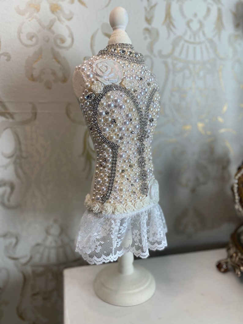 Jewelry Display Mannequin Bejeweled Mannequin With Stand Etsy