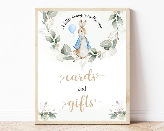 Bunny Shower Greeting Card Bunny Shower Greeting Card