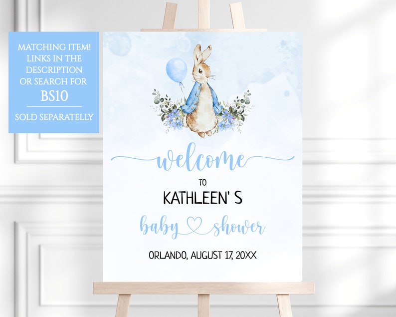 Peter Rabbit Diaper Raffle Sign Peter Rabbit Baby Shower Diaper Raffle Sign, Editable Templates, Rustic ...