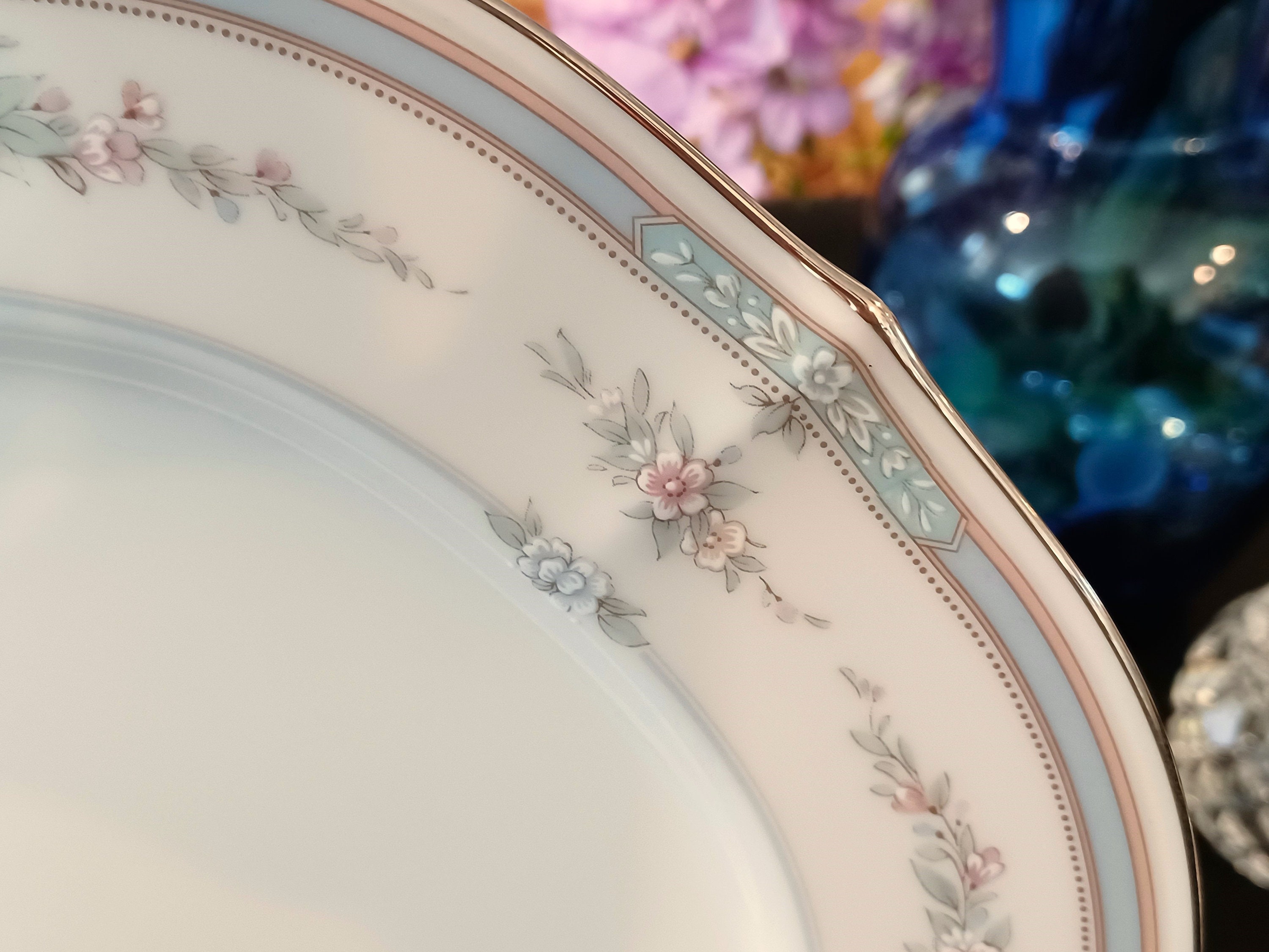 Forty Piece Noritake Rothschild China Set 8 Complete 5 Piece Etsy Canada