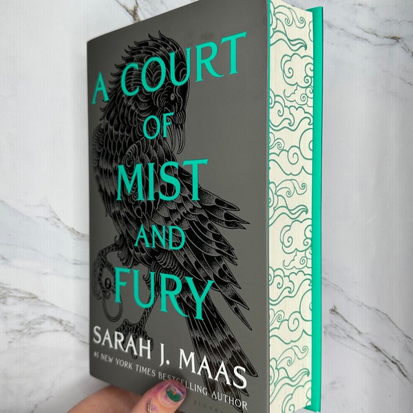 A Court of Mist and Fury Sprayed Edges HARDCOVER