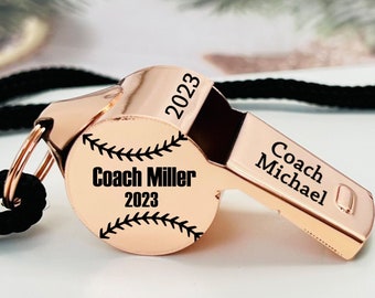 Coach Gift,Best Coach Personalized Whistle,Whistle Necklace,Engraved Whistle,Sports Gift,Custom Whistle,Teacher Gifts,Coach Appreciation