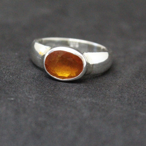 Natural Mexian Fire Opal Ring, Roman Art Handmade 925K Solid Silver Opal Ring, Silver Gemstone Ring, Minimalist Silver Ring, Gift For Her