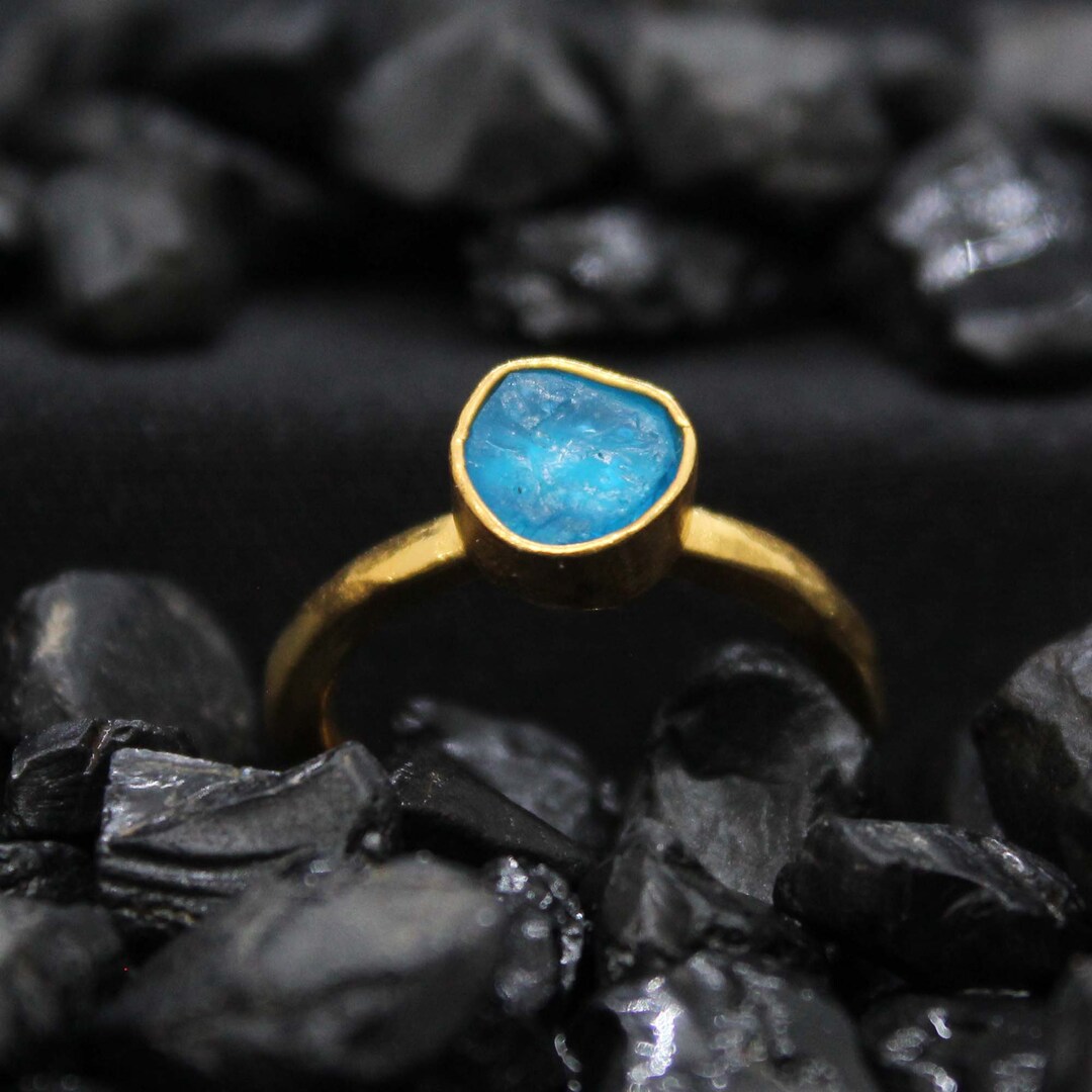 KAMBO Azurite Gemstone Ring – Star Of David Men's Ring In Solid Sterling Silver, Mystical Jewelry - View #13
