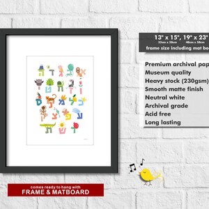 Aleph Bet Poster | Hebrew Alphabet | Colorful Poster | Kids Wall Art ...