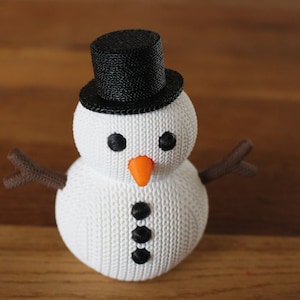 Dolce pupazzo di neve/decorazione per decorazioni natalizie/invernali
