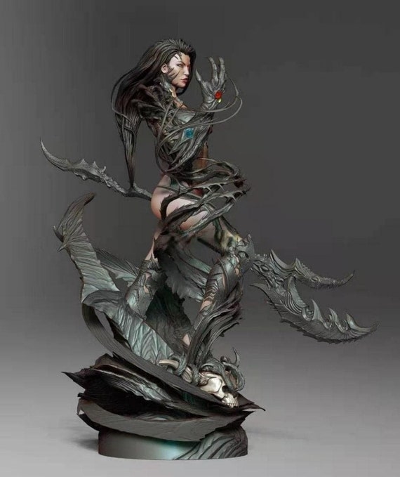 Female Reaper Stl, Woman 3d Figure, Sfw Stl, 3d Printer Stl Files, 3d Printing Stl, Best Stl, Stl Files, Stl File 3d Printing