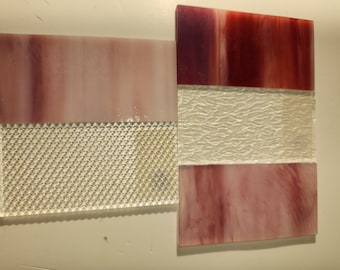 Wissmach - Shades of Pink + Clear and opalescent designs