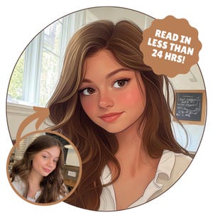 Benutzerdefinierte Symbol Illustration, personalisierte PFP, individuelles Porträt, Twitch, Cartoon Porträt Kunst, Kawaii Chibi Anime Zeichnung