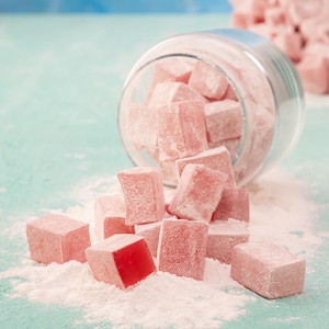 Rose Flavoured Bulk Turkish Delight 500g