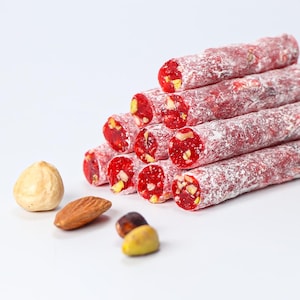 Pomegranate Wick Turkish Delight, Pistachio, Hazelnut, Almond 250G