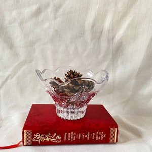 Mikasa ‘Christmas Night’ Cut Lead Crystal Candy Dish