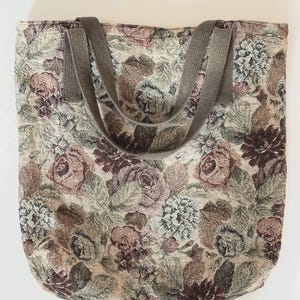 Vintage Tapestry Travel Tote Bag