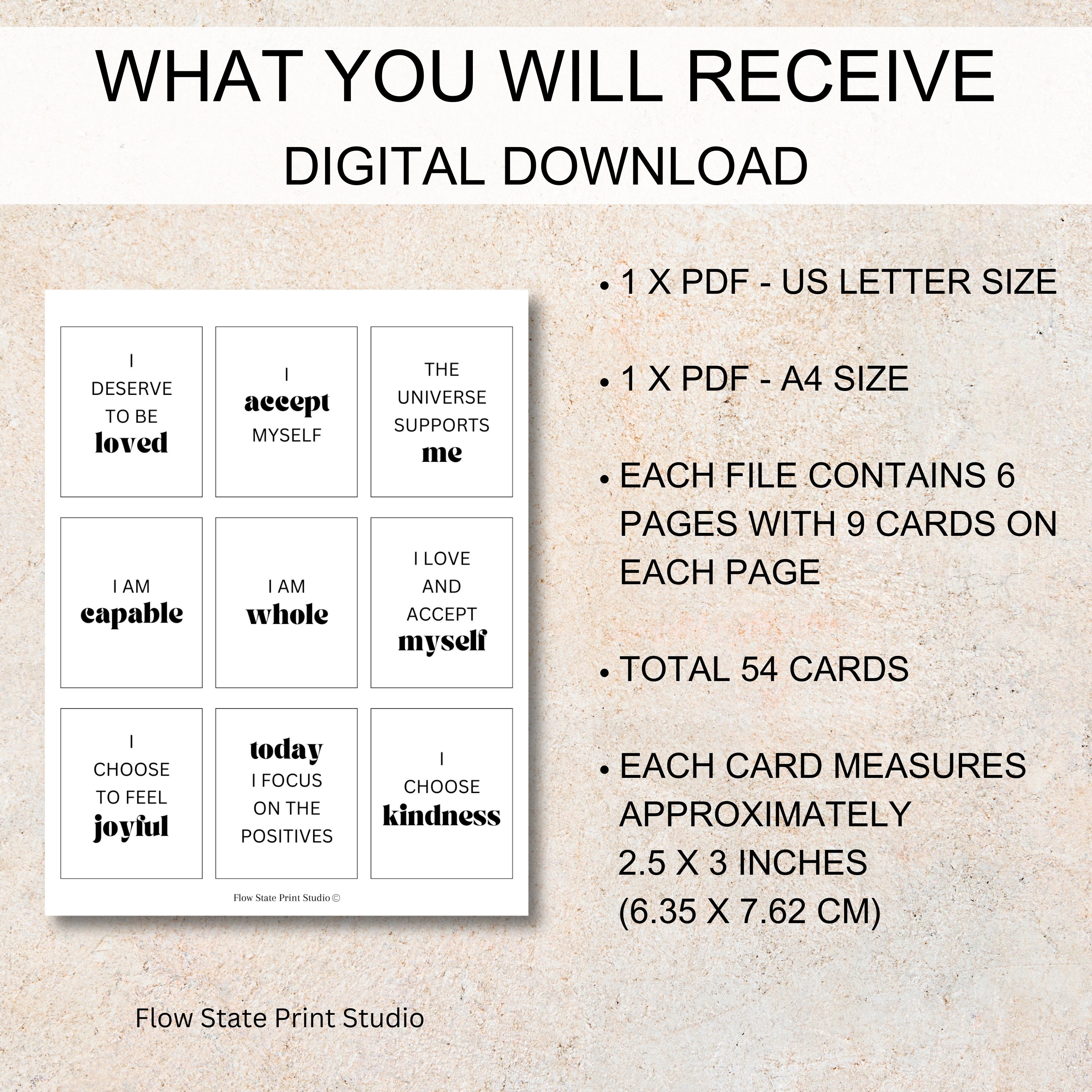 Vision Board, Affirmation Cards Printable, Vision Board Printables