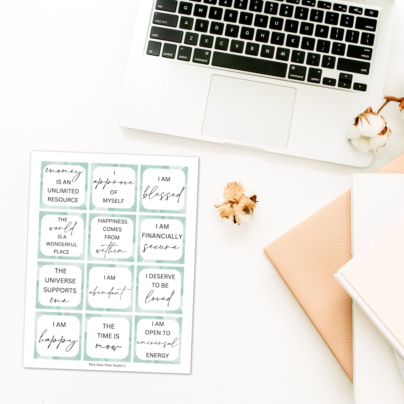 Vision Board Affirmation Cards Printable, Vision Board Printables ...