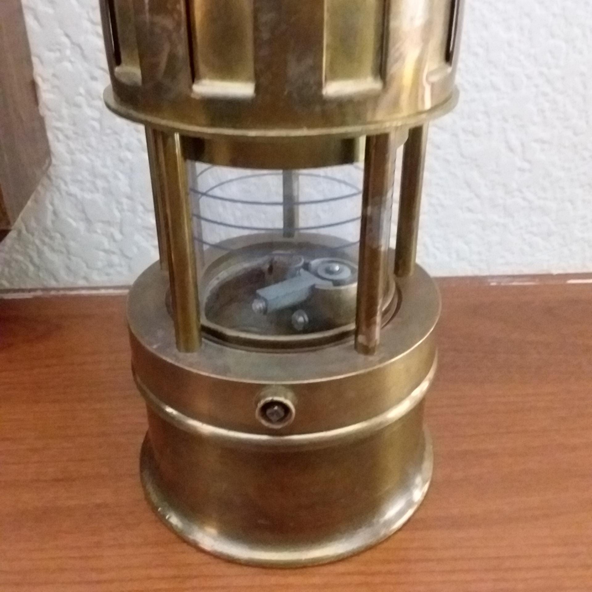 Vintage KOEHLER Miners Safety Lamp Lighter MARLBORO, Mass