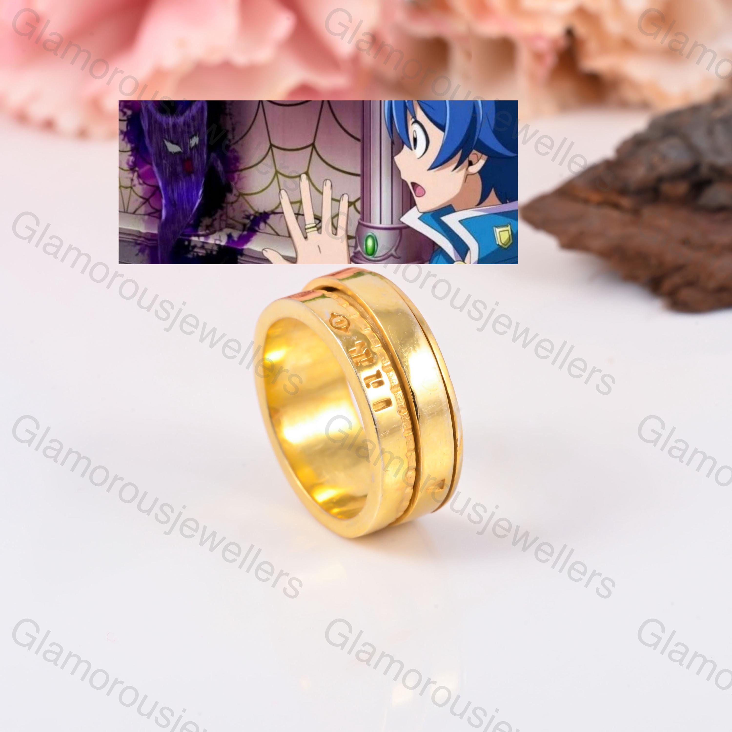 Iruma Suzuki Ring, 925 Sterling Silver, Demon School Cosplay - Etsy