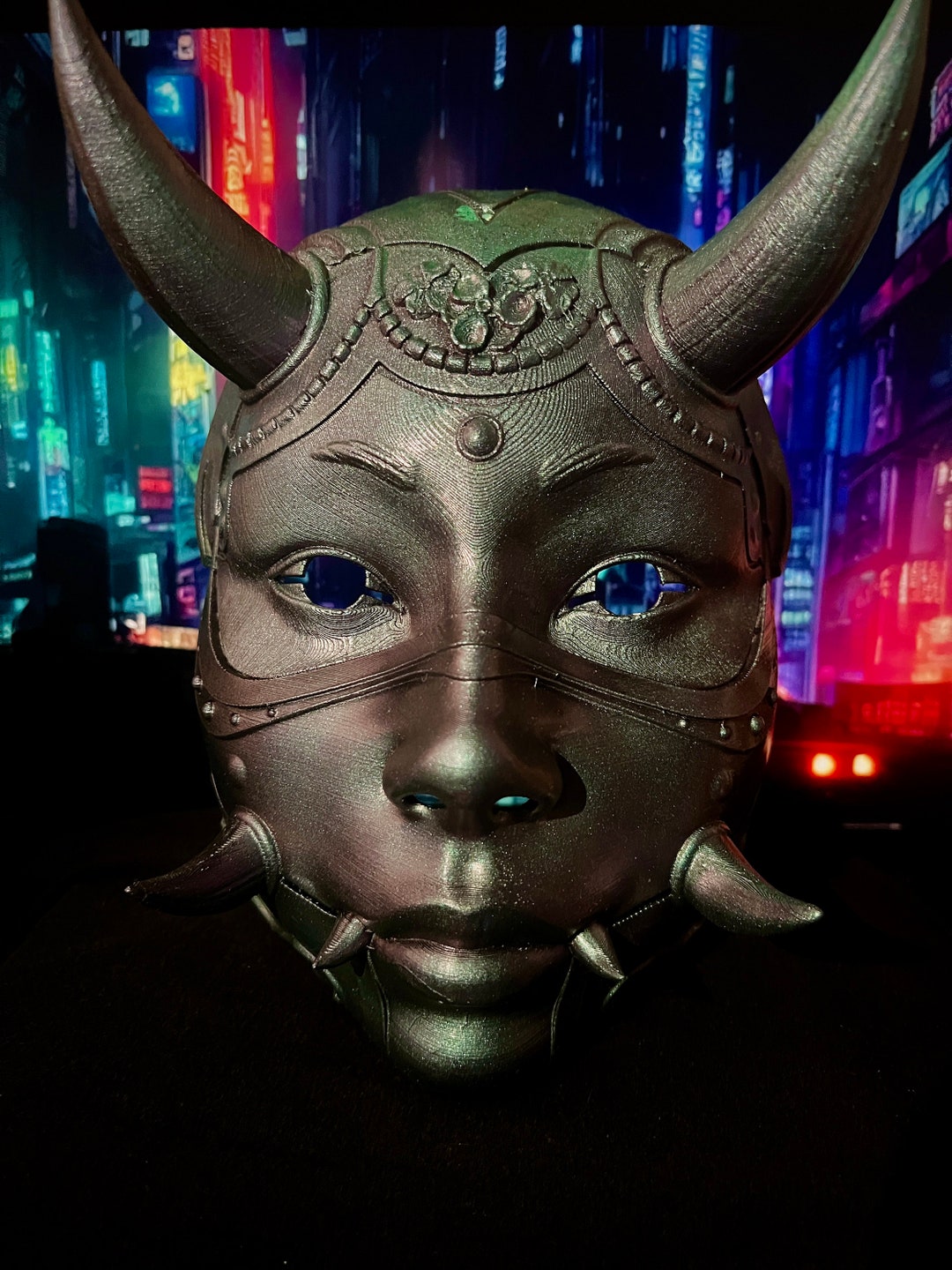 Hannya Mask: Japanese Art Home Decoration. Traditional Oriental ...
