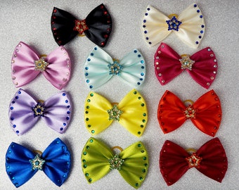 Elegant Dog Bows: Gem Star Pet Accessories