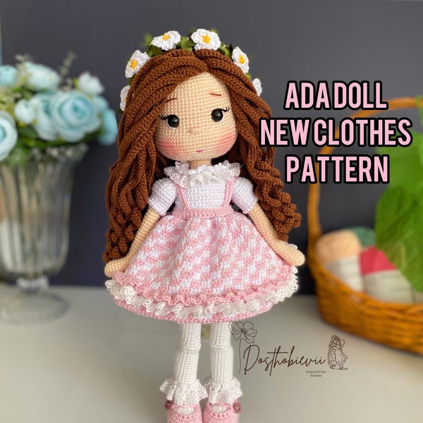 Ada doll new clothes english pattern