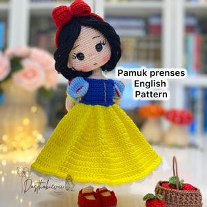 Amigurumi snow white English Pattern