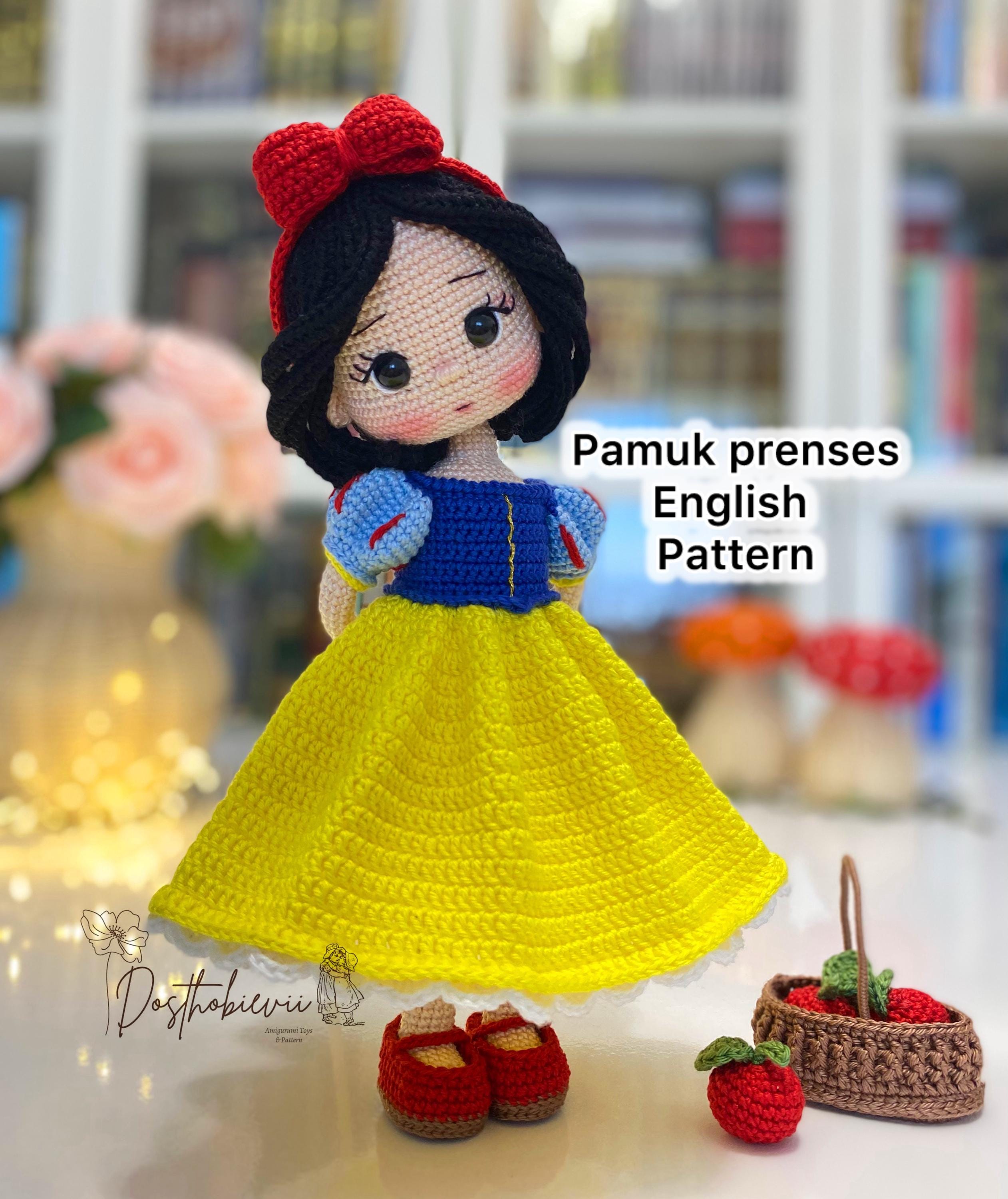 crochet snow white dress pattern Crochet Princess Snow White dress