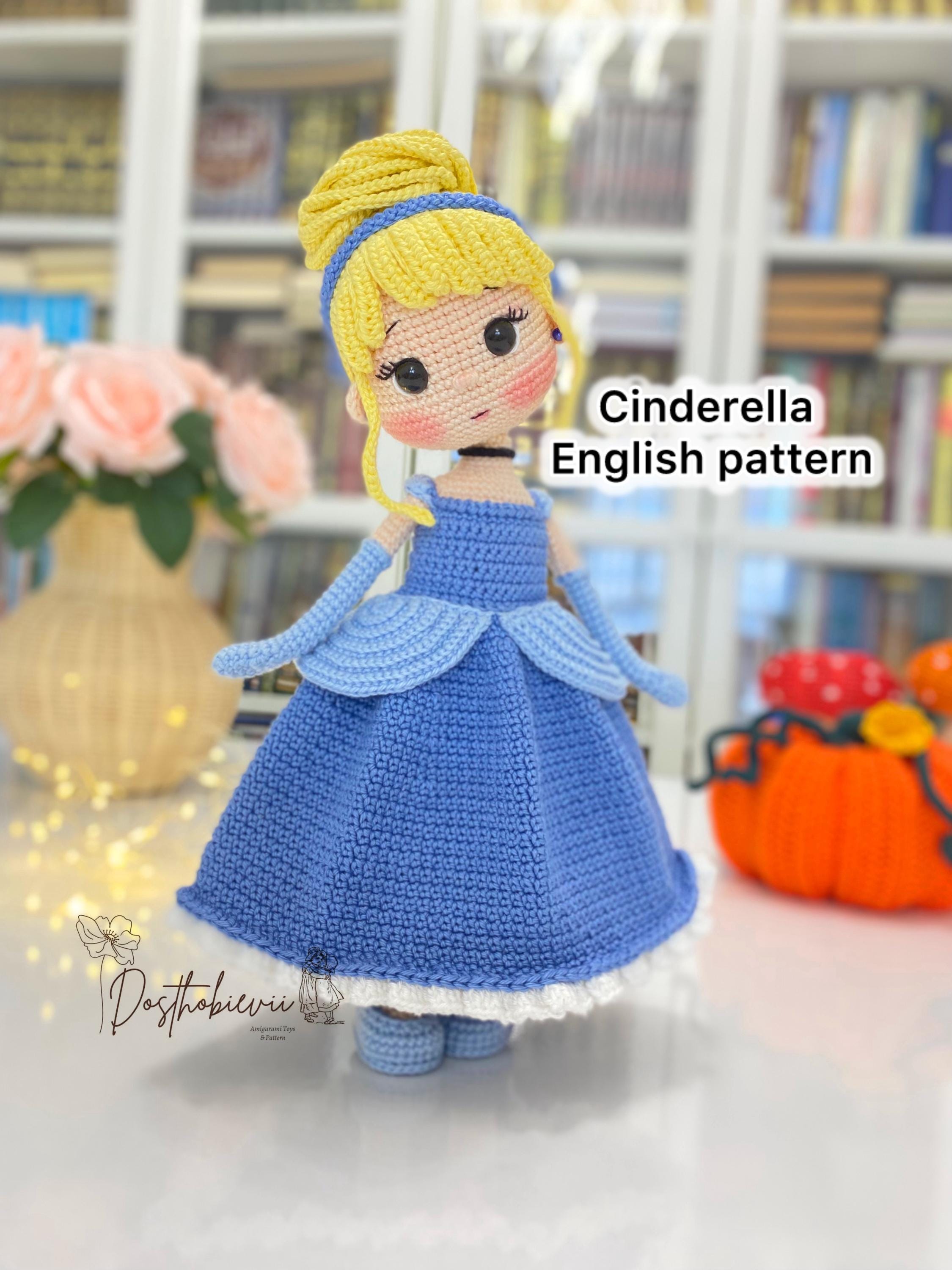 crochet cinderella dress pattern Cinderella Pattern Release! (Eng / Tr) Ready to crochet your own Cinderella? This tiny fairytale princess is now available as a fun and easy amigurumi pattern in my Etsy