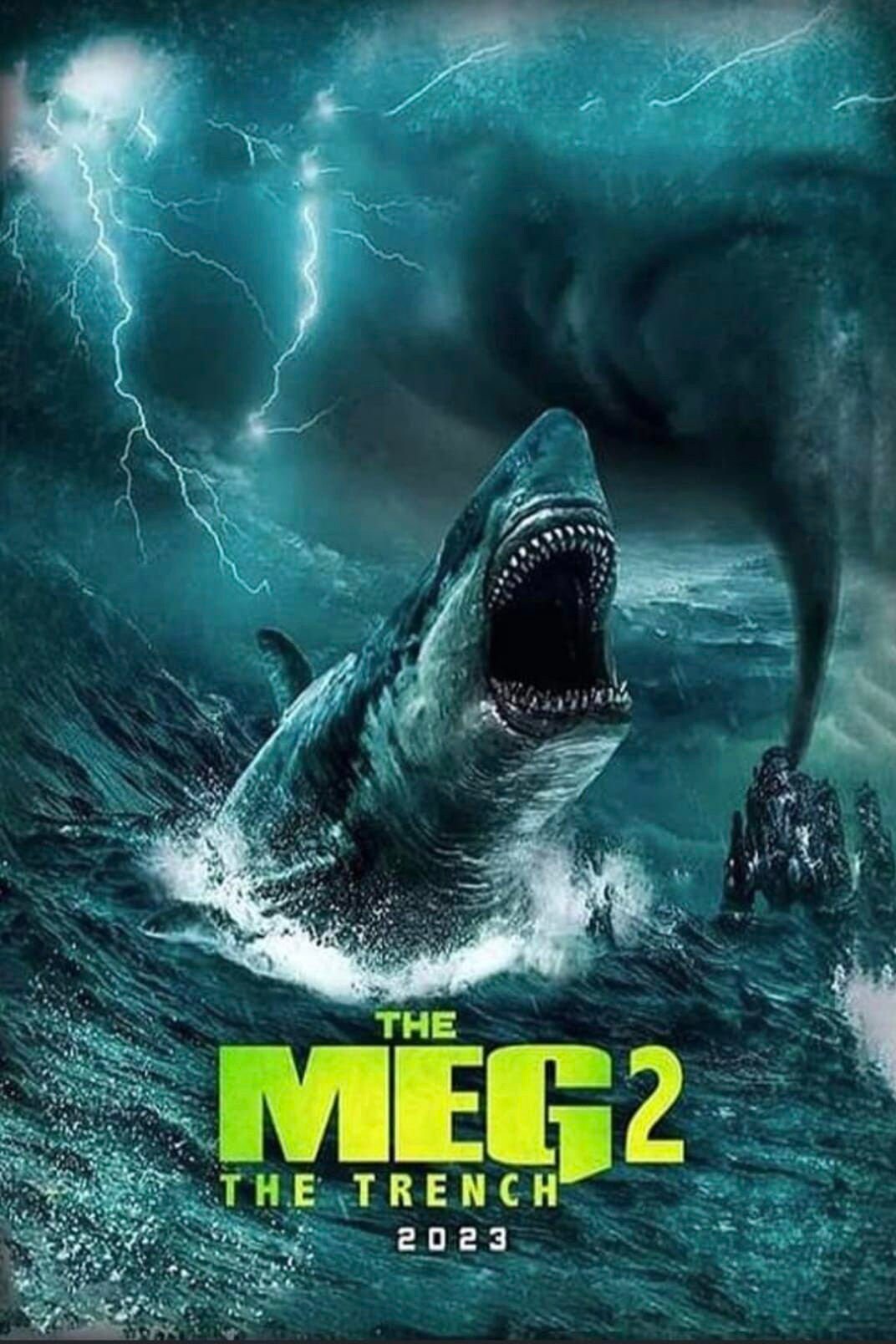The Meg2 the Trench, 2023 Boxoffice Hit Movie Jason Statham Movie, Poster  and High Quality Digital Download, Blockbuster Movie Posters 