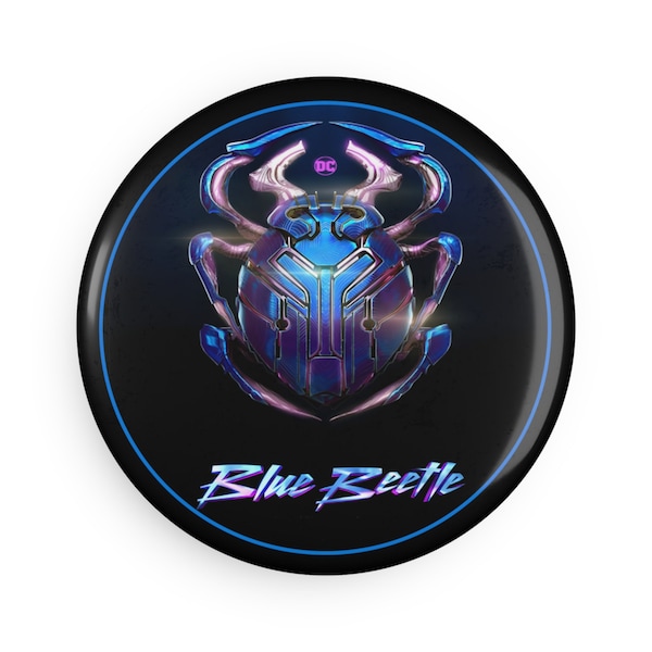 Épinglettes, aimants et autocollants du film L'incontournable du film Blue Beetle 2023 - Aimants réfrigérés et autocollants Blue Beetle - Accessoires tendance