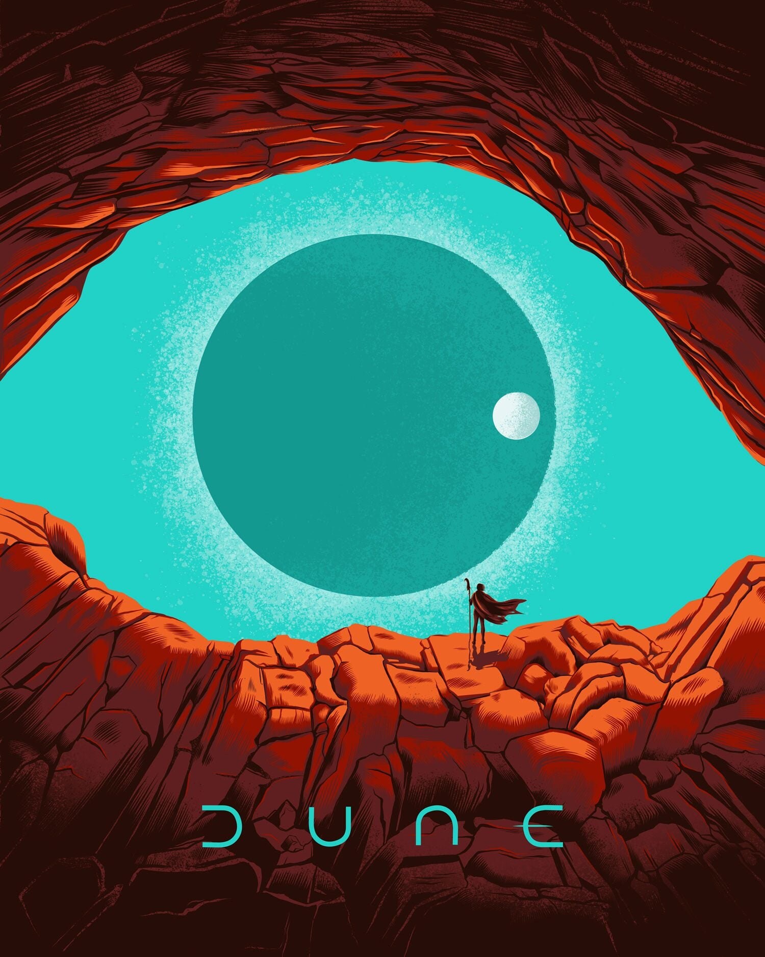 Dune 2024 Movie painting Style Art Print Wall Decor Dune Inspired Art