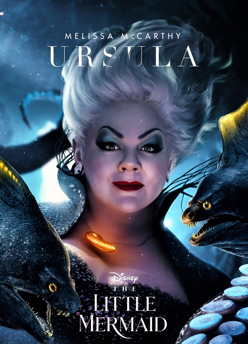 The Little Mermaid 2023 Ariel, Prince Eric, Ursula, King Triton