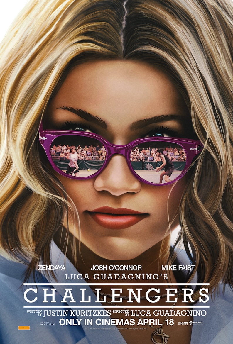 Challengers 2024 Movie Posters and Digital Download File Challengers