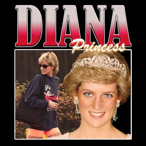Di-ana Png, Instant Download And Ready To Print. T-shirt design, ready to print, printable design, 300 dpi