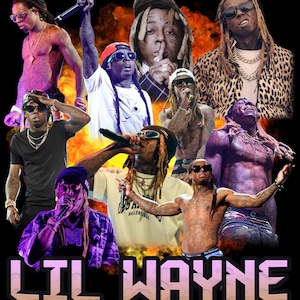LIL WAYNE Png, Shirt Png, Instant Download And Ready To Print. T-shirt design, ready to print, printable design, 300 dpi