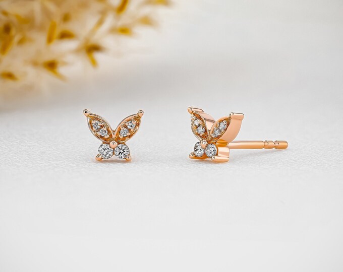 Moissanite 1.20 CT Round Cut Diamond Art Deco Earring