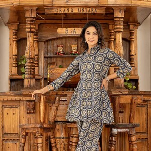 2 Piece Kurti Set Etsy
