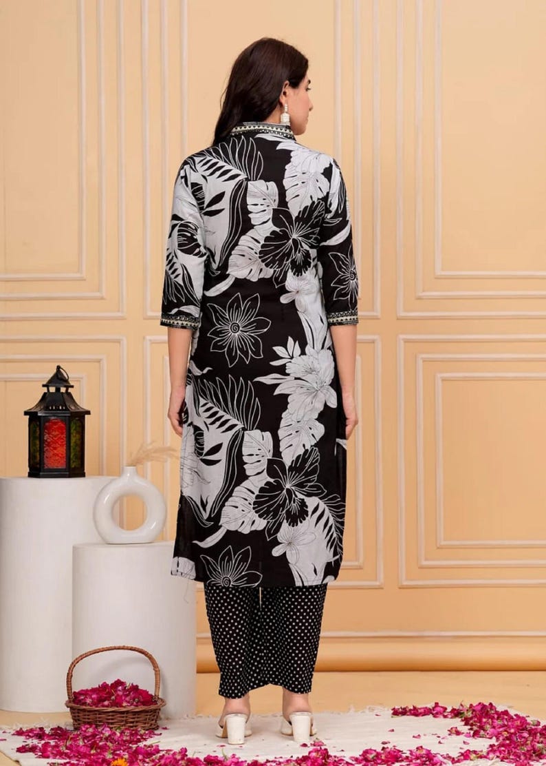 Summer Chic Pure Cotton Kurta Set with Pants & Dupatta main image 1