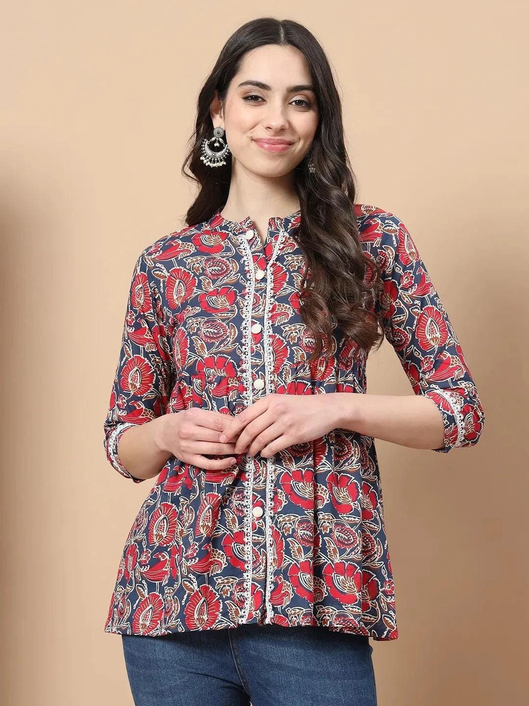 Indian Lace Kurti Etsy Canada