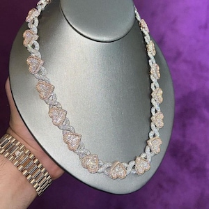 GRA Certified Moissanite Cuban Chain: 925 Sterling Silver, Iced Out Hip Hop Style