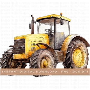Acquerello Digger costruzione png, veicoli da costruzione png, clipart, acquerello, autocarro con cassone ribaltabile png, veicoli png, clipart bambino, camion png