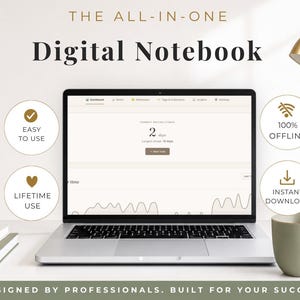 Digital Notebook | Notes Organizer & Second Brain | Digital Journal | Knowledge Management Tool | Note Taking Planner