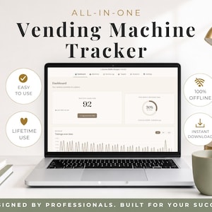 Spårning av varuautomater | Affärsplanerare för varuautomater | Intäktsspårning | Servicelogg | Verksamhetsinstrumentpanel | Digital planerare