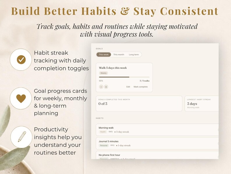 Time Management Planner | Productivity Planner | Digital Daily Planner ...