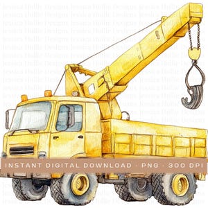 Acquerello Digger costruzione png, veicoli da costruzione png, clipart, acquerello, autocarro con cassone ribaltabile png, veicoli png, clipart bambino, camion png