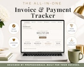 Invoice Tracker | Invoice & Payment Tracker | Small Business Finance Dashboard | Client Invoice Manager | Revenue Tracking Planner
