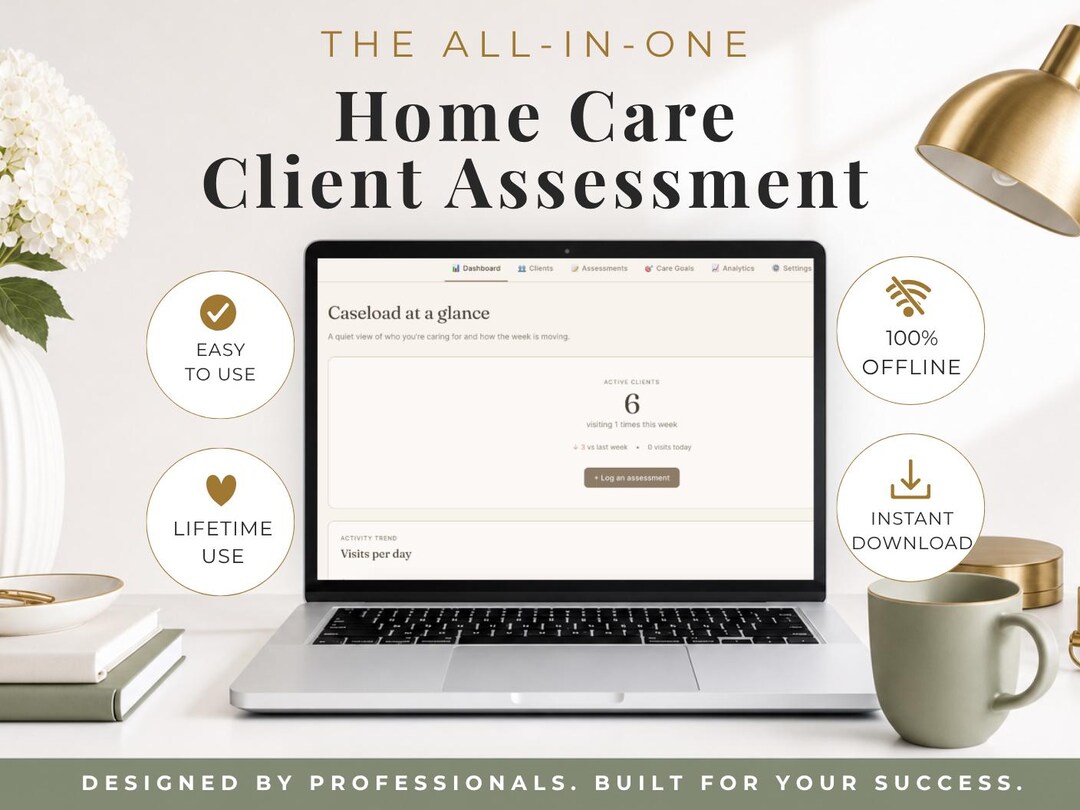 Home Care Assessment Planner | Care Management Tracker | Client ...