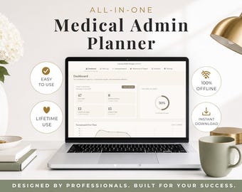 Medical Admin Planner | Medical Secretary Planner | Healthcare Administrator | Medical Office Planner | Digital Planner