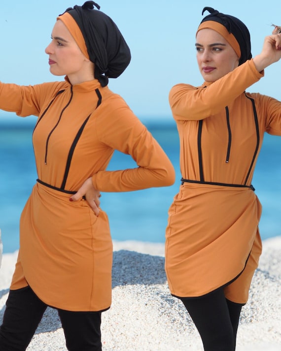 Full Cover Swimsuit Women Islamic Swimwear Burkini Muslim Modest